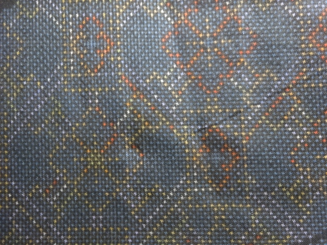 JAPANESE KIMONO / ANTIQUE KIMONO / SILK / DORO OSHIMA TSUMUGI / WOVEN ABSTRACTJAPANESE NAGOYA OBI / 5MARUKI